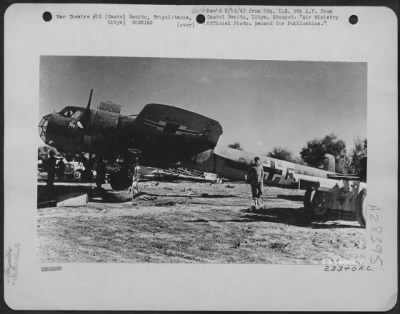 Thumbnail for Consolidated > A Dornier 217, practically undamaged, found at Castel Benito, Tripolitania, Libya, when the Allied Air Force occupied the airfield. 26 January 1943.