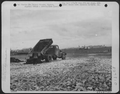 Thumbnail for Consolidated > Construction of runway at Maison Blanche, Algiers, Algeria.