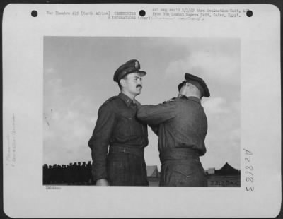 Thumbnail for Consolidated > 1st Lt. Joseph S. Tate, Jr., St. Augustine, Fla., is presented the Air Medal.