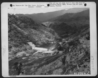 Consolidated > The Ipo Dam, 20 miles Northeast of Manila on the Marquina River. This dam furnishes almost all water for the Manila area, and was captured by the 43rd Infantry Division on May 1945. The fighting was bitter and losses were heavy. Air support cut shot