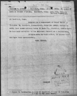 Bureau Section Files, 1909-21 > Michael Joseph O'Rourke (#25-14-42-1)
