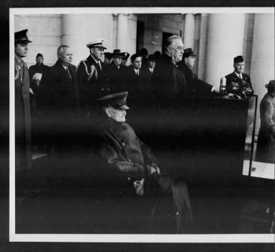 1942 > With Gen. Pershing At Arlington