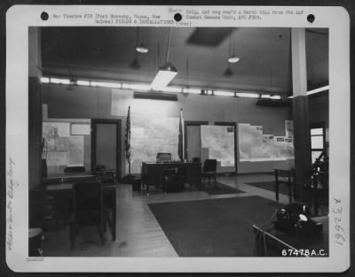 Consolidated > Interior of Major General Ennis C. Whitehead's Headquarters. He was the Deputy Commander, Advance Echelon Fifth Air Force, Port Moresby, Papua, New Guinea.