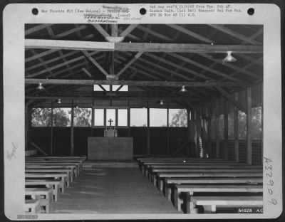 Consolidated > Interior shot of New Chapel at New Guinea.