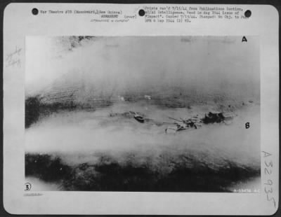 Thumbnail for Consolidated > Freighter and lugger (A and B) are sunk by Douglas A-20s at Manokwari, New Guinea. (Taken 9 June 1944)