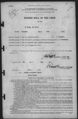 Muster Rolls > 30-Jun-1943