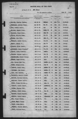 Muster Rolls > 30-Jun-1943