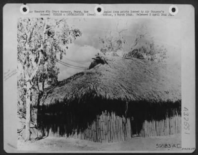 Thumbnail for Consolidated > Exterior View Of The Dispensary And Dental Clinic Of The 35Th Fighter Group, Hdqs. And 35Th Fighter Control Squadron, At Port Moresby, Papua, New Guinea, 1943.