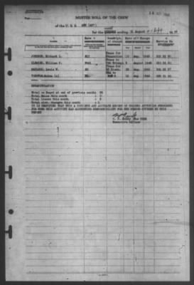 Muster Rolls > 31-Aug-1946