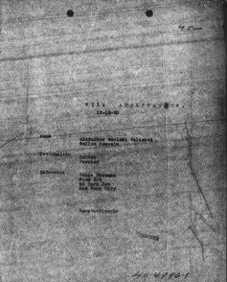 Bureau Section Files, 1909-21 > Alexander Smolski Selimbek (#40-4996-1)