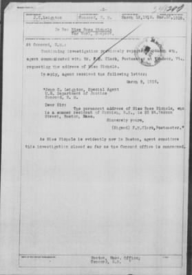 Old German Files, 1909-21 > Miss Rose Nichols (#349200)