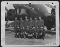 Lt. Brown And Crew Pose Beside The Boeing B-17 'Carol Dawn' At An 8Th Air Force Base In England.  8 April 1944. - Page 1