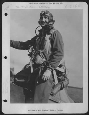 Fighter > Lt. Col. Francis S. Gabreski, U.S. 8th AAF Fighter Pilot from Oil City, Pa.