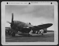 Lt. Colonel Francis E. Gabreski Taxis His Republic P-47 'Thunderbolt' Out To The Runway For A Bomber Escort And Strafing Mission. England, 4 July 1944. - Page 5
