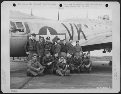 Fighter > Colgate Relay Crew Of The 364Th Fighter Group, 67Th Fighter Wing At An 8Th Air Force Station F-375, Honnington, England.  7 May 1945.