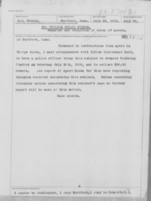 Old German Files, 1909-21 > William Edward Hughes (#8000-370131)