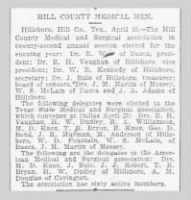 "Hill County Medical Men"