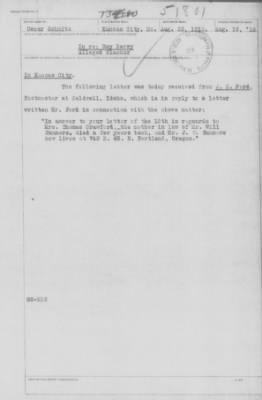 Old German Files, 1909-21 > Various (#51801)