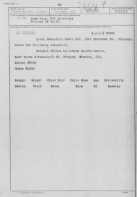 Old German Files, 1909-21 > Various (#76149)