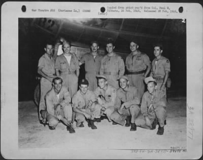 Consolidated > L To R, Standing:  Lt. Colonel John Porter, Ground Maintenance Officer On B-29 'Enola Gay' Which Atom Bombed Hiroshima, Japan; Major (Then Capt.) Theodore J. (Dutch) Van Kirk, Navigator; Major Thomas W. Ferebee, Bombardier; Colonel Paul W. Tibbets, 509Th