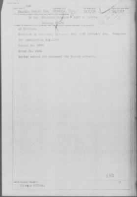 Old German Files, 1909-21 > Various (#8000-78685)