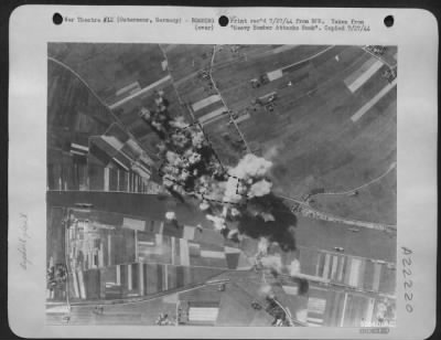 Thumbnail for Consolidated > Bombing of the Ostermoor Mineralol Asphalt Werke.