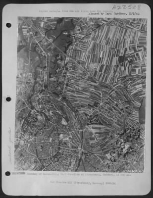 Consolidated > Bombing of Marshalling Yard Junction at Strasbourg, Germany, 11 Aug 44.