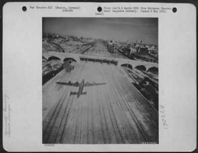 Consolidated > Bomb Damage To Railroad Yards, Munich, Germany.