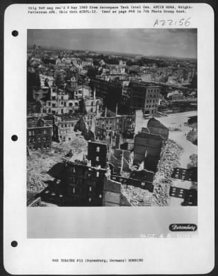 Consolidated > Bomb Damage To Nuremburg, Germany.