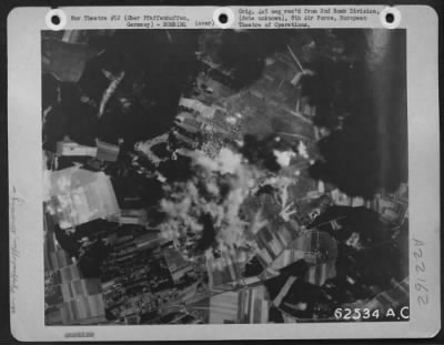 Consolidated > Bombing Of Ober Pfaffenhoffen, Germany, On 13 April 1944, By The 2Nd Bomb Division, 8Th Af.