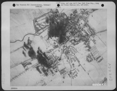 Consolidated > Bombing Of Enemy Installations At Oschersleben, Germany Of 91St Bomb Group On 20 Feb. 1944.