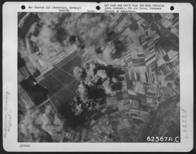 Consolidated > Bombing Of Enemy Airfield Installations At Paderborn, Germany, On 19 April 1944 By 2Nd Bomb Div., 8Th Af.