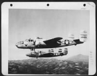 North American B-25 Mitchells Of The 12Th Af, Head For Their Home Base After Bombing A Rail Bridge At Ala, Italy, On The Brenner Pass Line.  (428 Bs, 410Th Bg). - Page 3