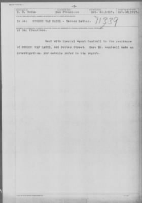 Old German Files, 1909-21 > George Van Hagel (#8000-71339)