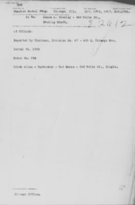 Old German Files, 1909-21 > Various (#8000-82612)