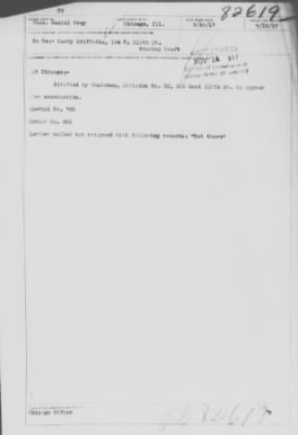 Old German Files, 1909-21 > Various (#8000-82619)