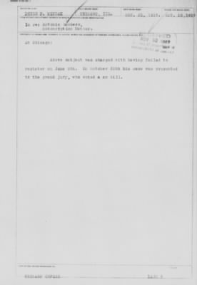 Old German Files, 1909-21 > Various (#8000-82640)