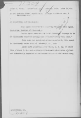 Old German Files, 1909-21 > Anthony J. Bayer (#71309)
