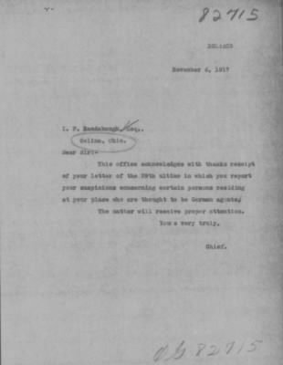 Old German Files, 1909-21 > German Matter (#8000-82715)