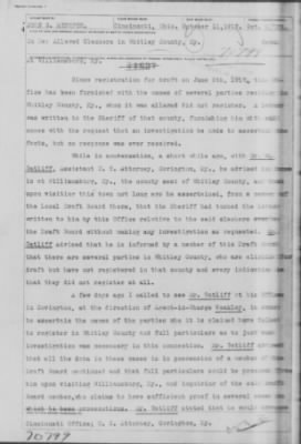 Old German Files, 1909-21 > Alleged Slackers in Whitley County (#70799)