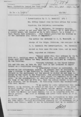 Old German Files, 1909-21 > B. Croner (#70794)