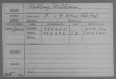 Company G > Kelley, William