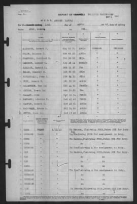 Thumbnail for Report of Changes > 12-Apr-1943