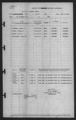 Thumbnail for Report of Changes > 1-May-1943