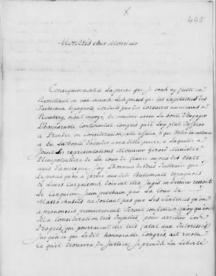 Thumbnail for Misc Ltrs to Congress 1775-89 > M (Vol 15)