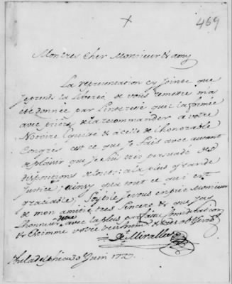 Misc Ltrs to Congress 1775-89 > M (Vol 15)