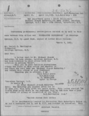 Bureau Section Files, 1909-21 > Michael Joseph McCarthy (#25-50-226-1)