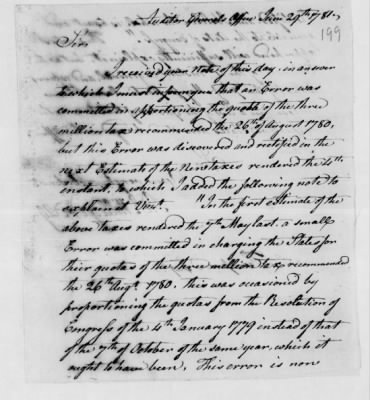 Misc Ltrs to Congress 1775-89 > M (Vol 16)