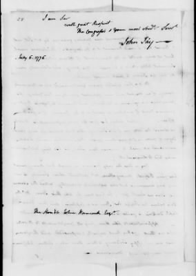 Misc Ltrs to Congress 1775-89 > I-K (Vol 13)