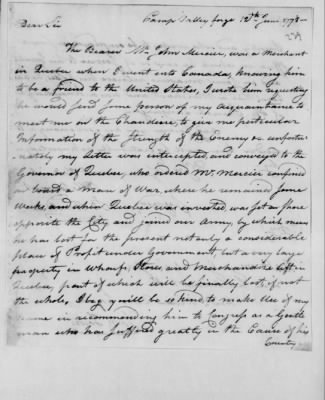 Misc Ltrs to Congress 1775-89 > M (Vol 16)